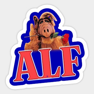 A L F Rose Sticker